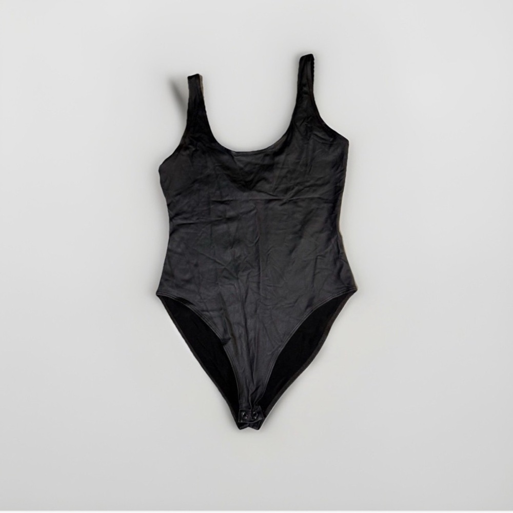 Forever 21 faux leather bodysuit